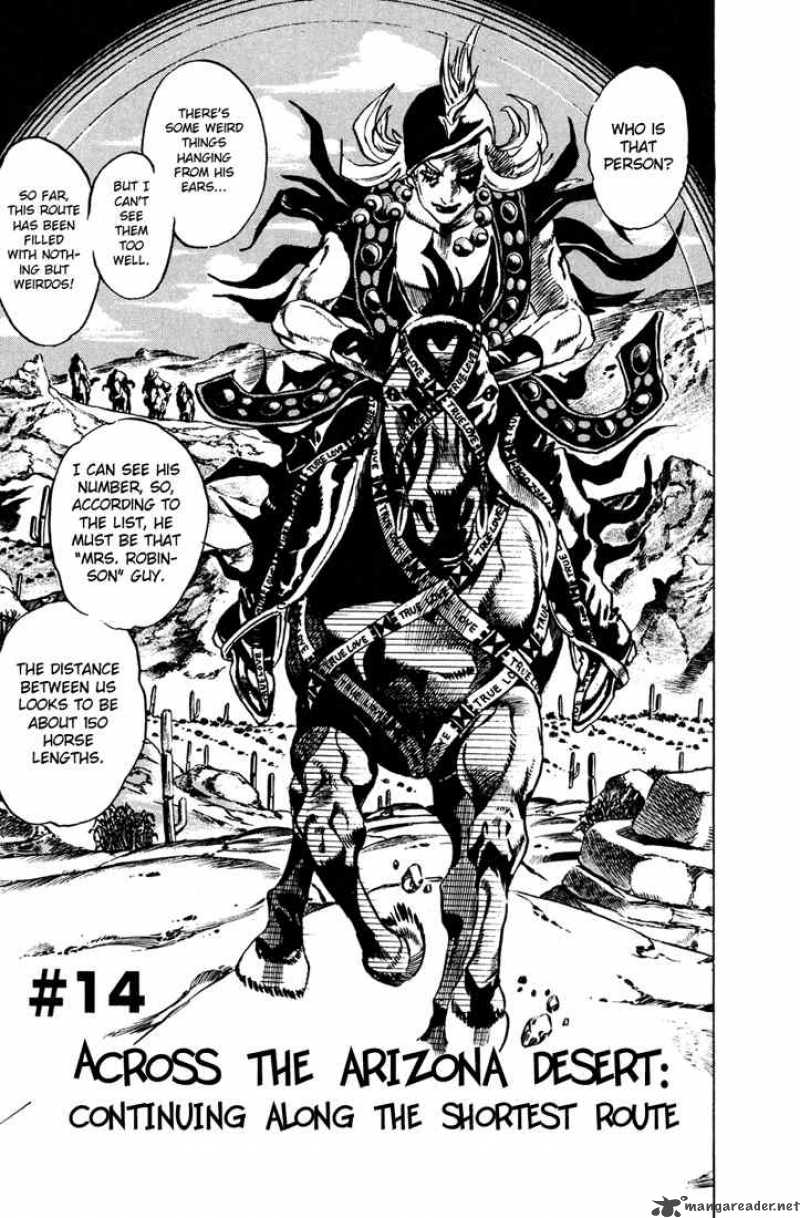 Jojos Bizarre Adventure Steel Ball Run Chapter 14 Page 1