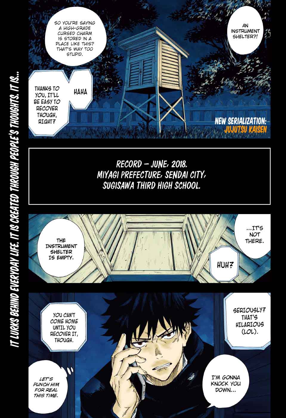 Jujutsu Kaisen Chapter 1 Page 1