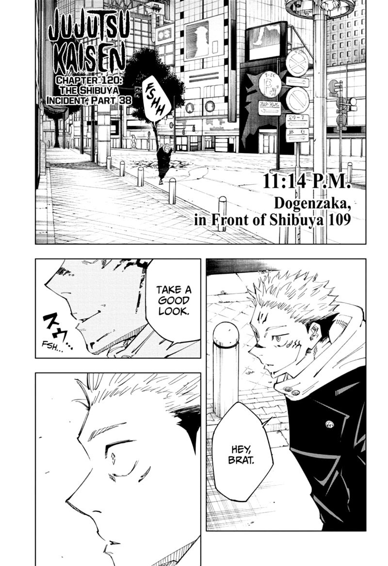 Jujutsu Kaisen Chapter 120 Page 1