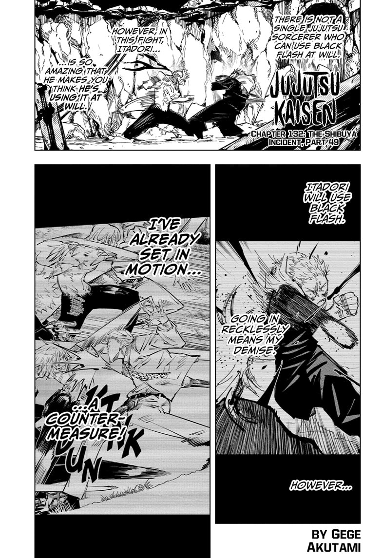 Jujutsu Kaisen Chapter 132 Page 1