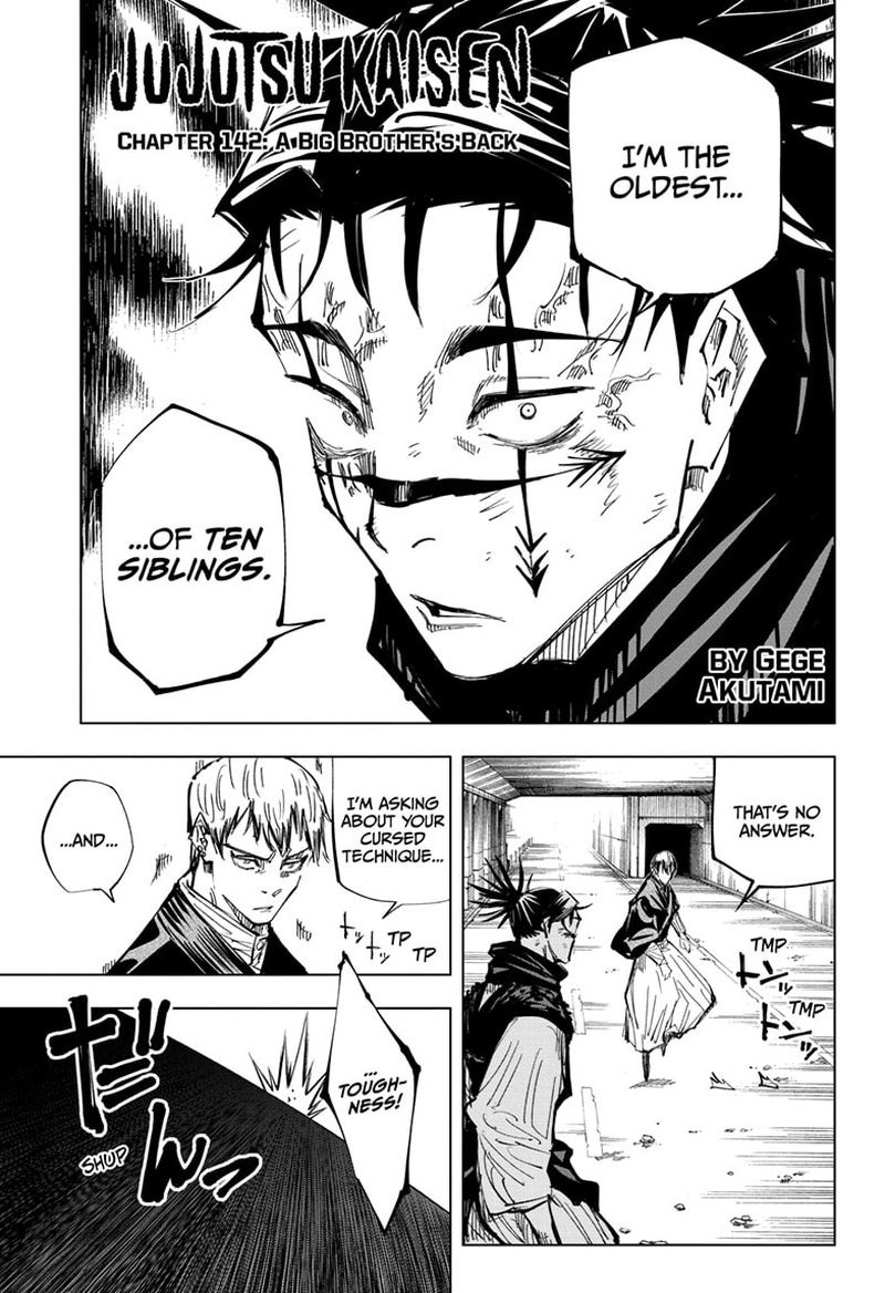 Jujutsu Kaisen Chapter 142 Page 1