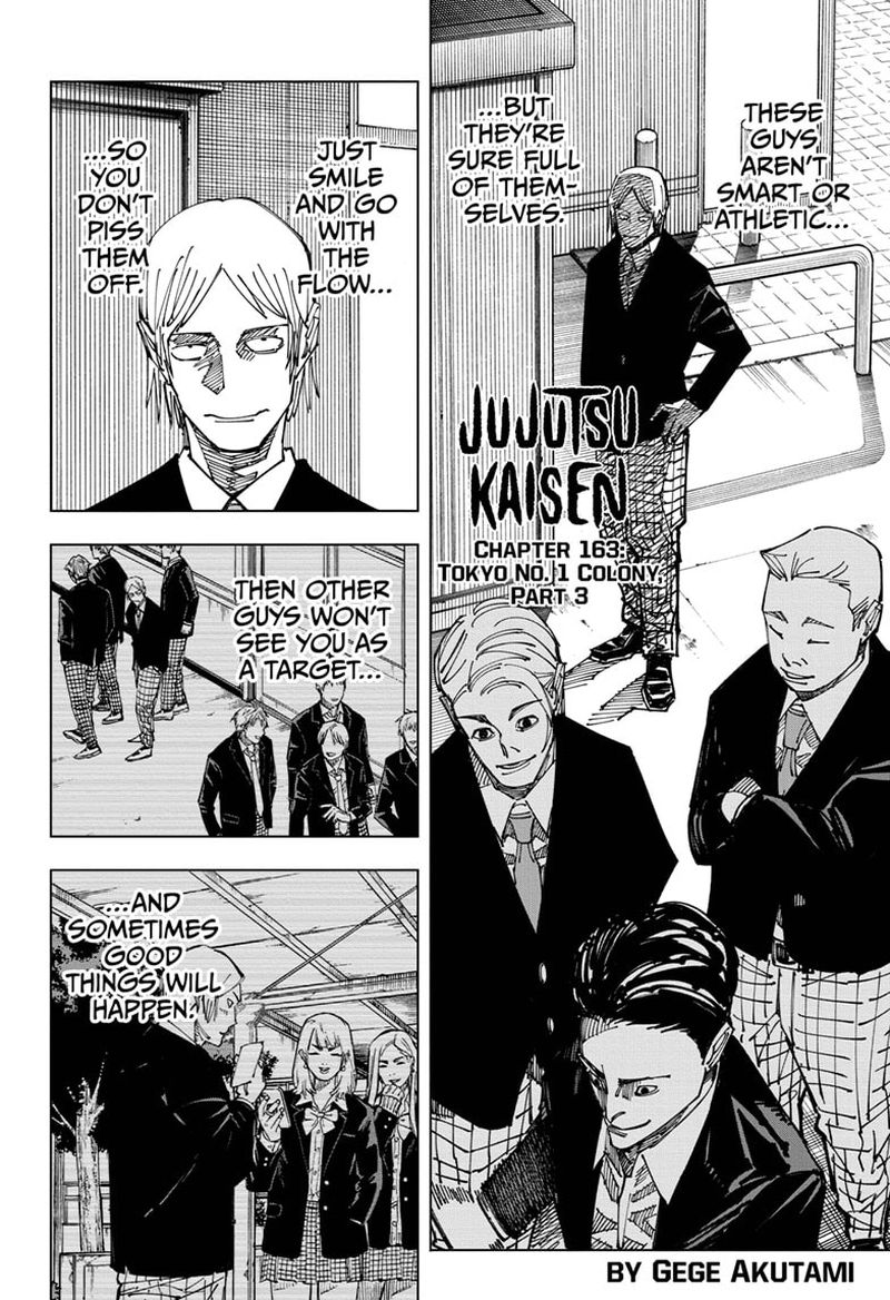 Jujutsu Kaisen Chapter 163 Page 2