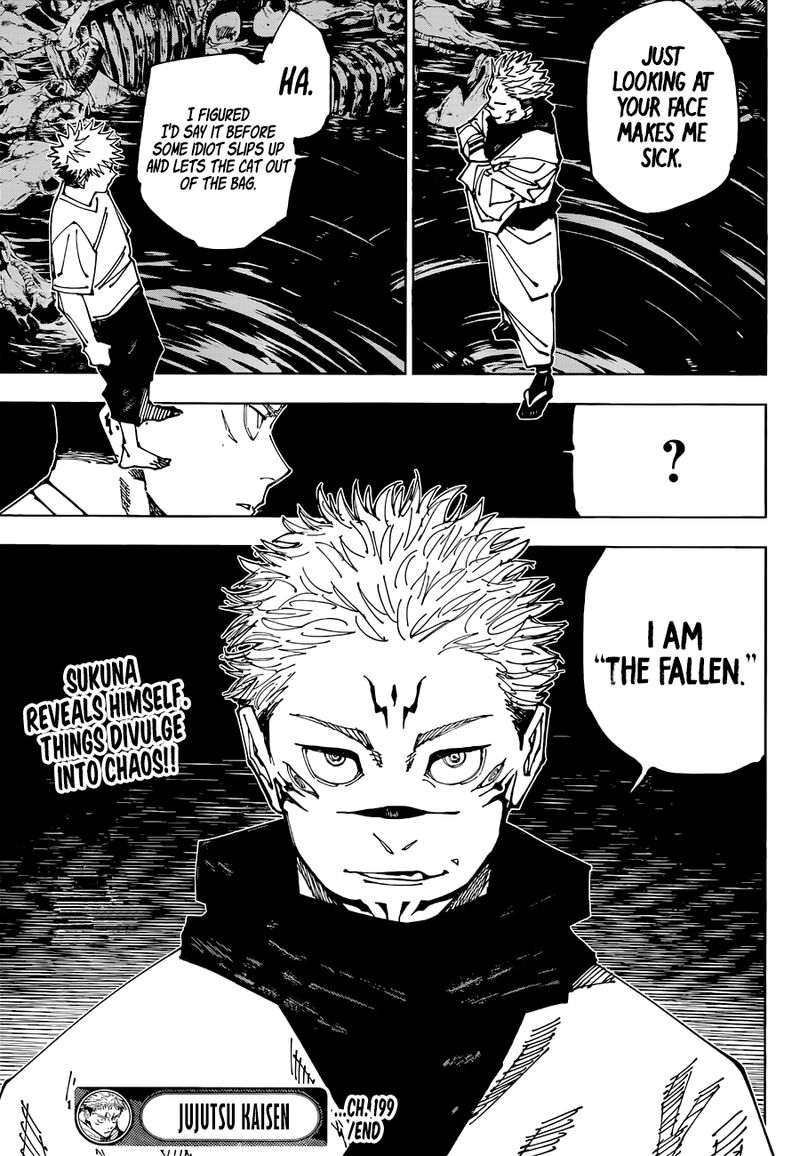 Jujutsu Kaisen Chapter 199 Page 19