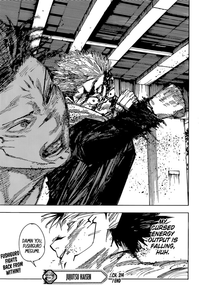 Jujutsu Kaisen Chapter 214 Page 17