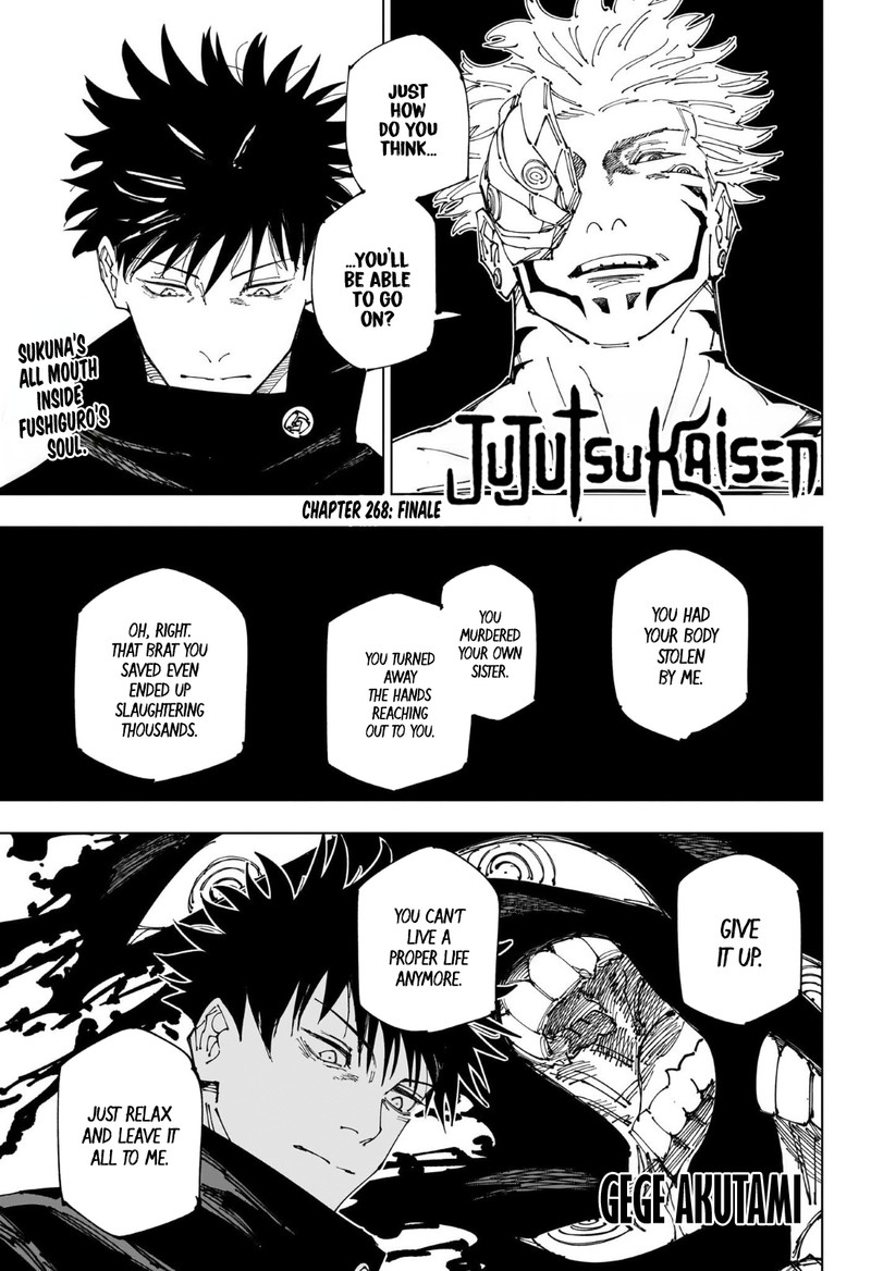 Jujutsu Kaisen Chapter 268 Page 1