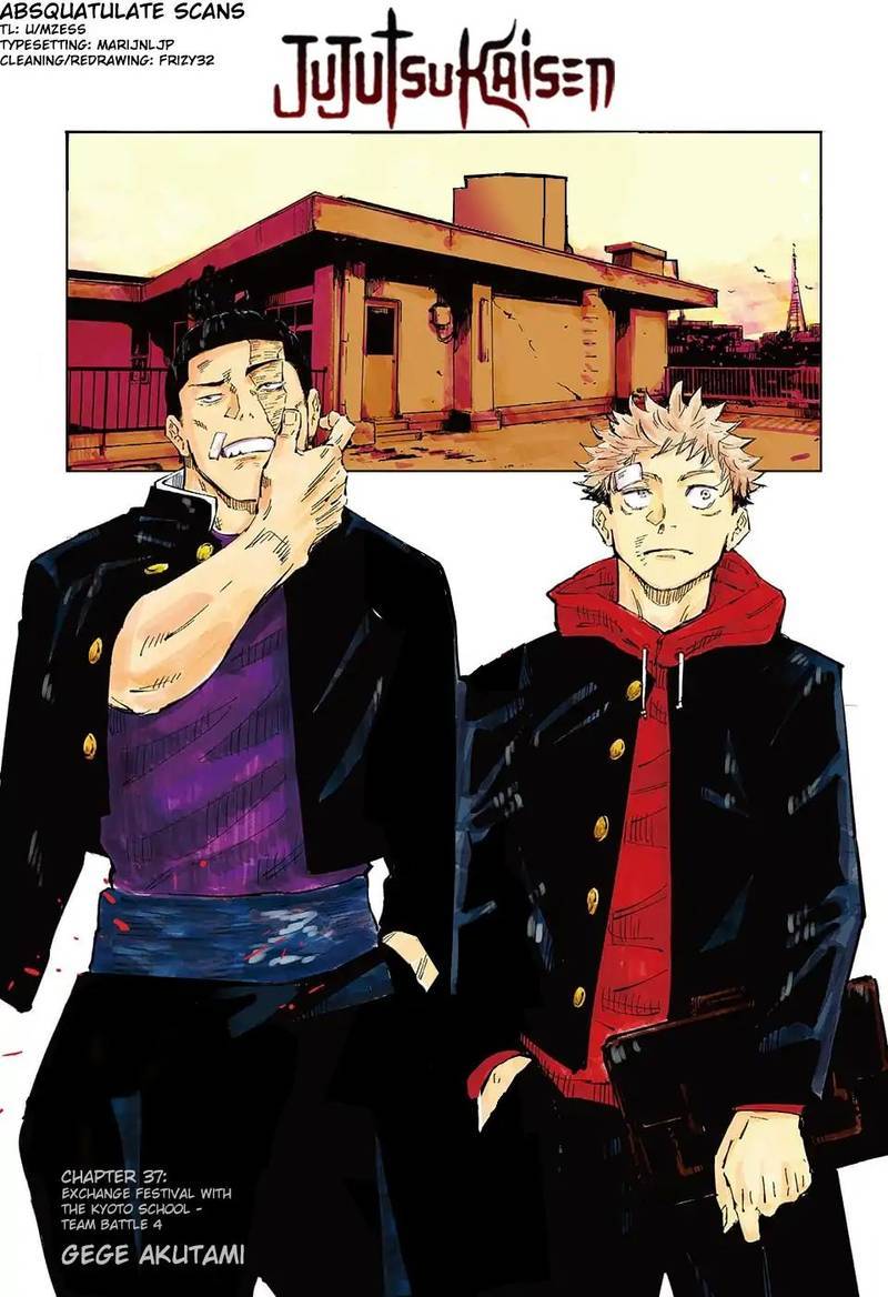 Jujutsu Kaisen Chapter 37 Page 1