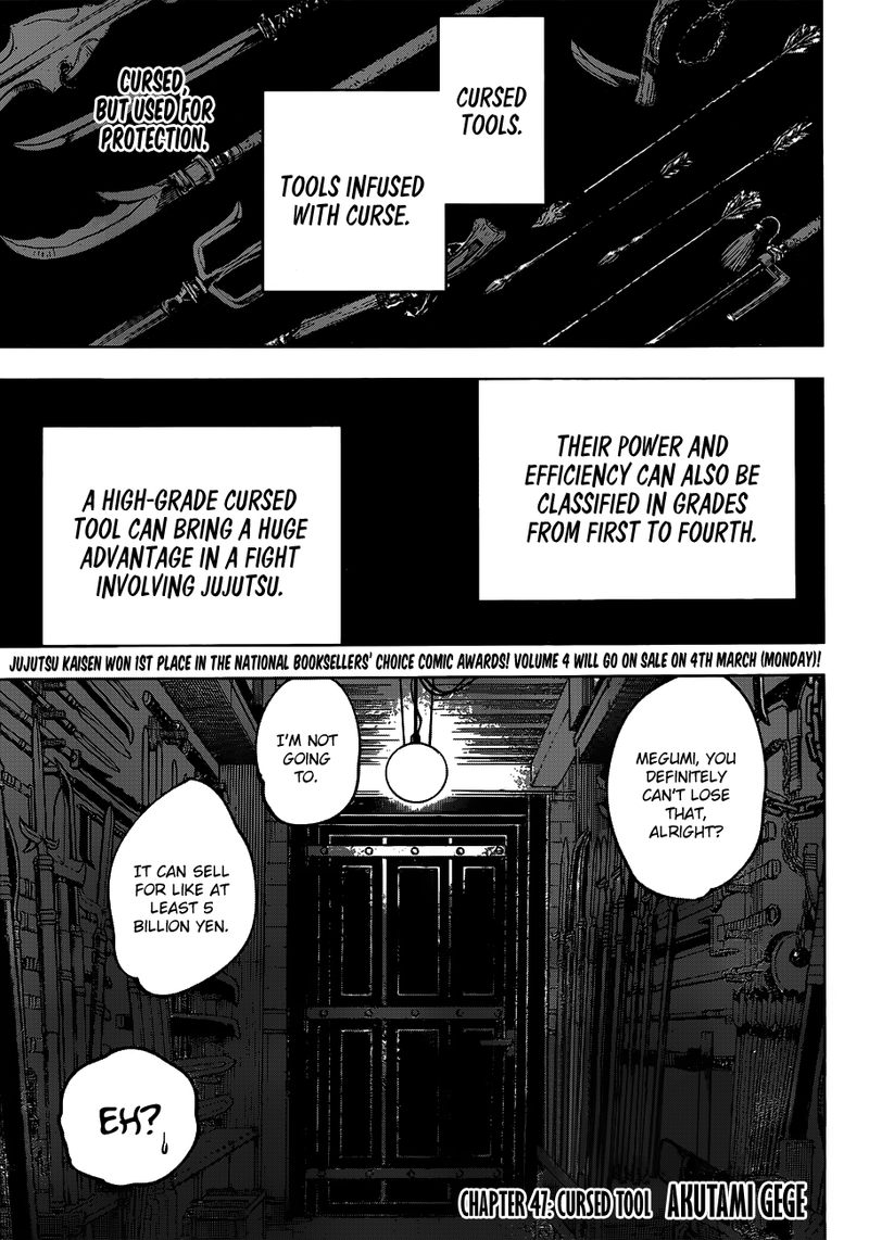 Jujutsu Kaisen Chapter 47 Page 1