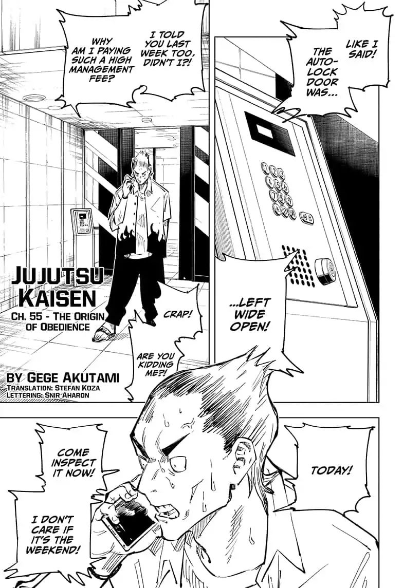 Jujutsu Kaisen Chapter 55 Page 1