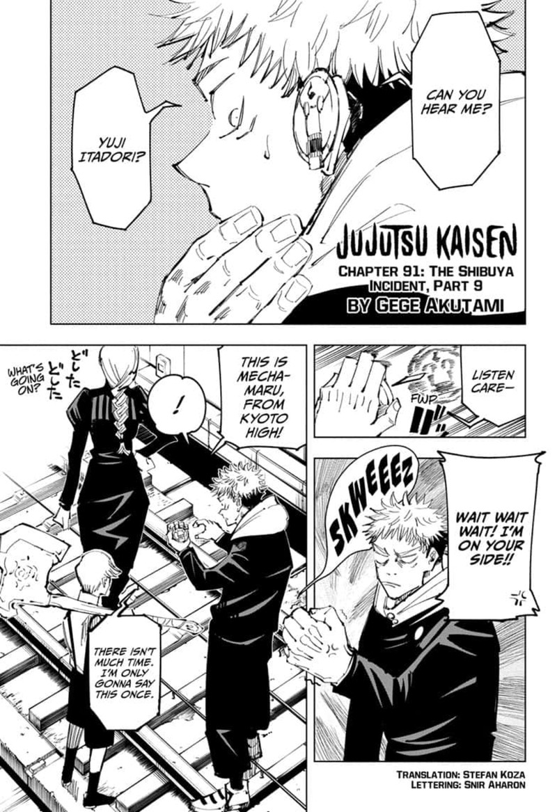 Jujutsu Kaisen Chapter 91 Page 1