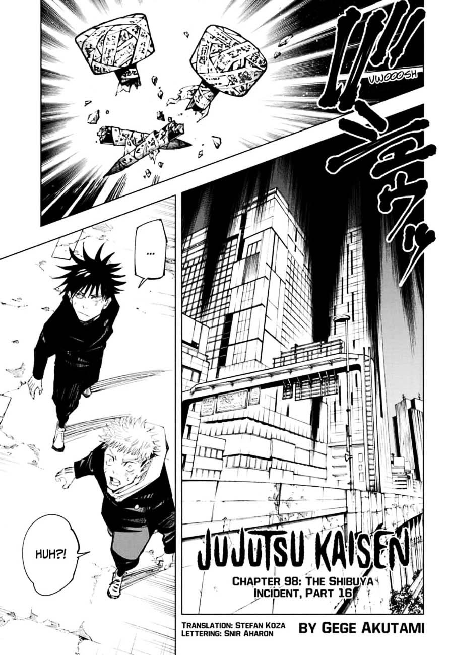 Jujutsu Kaisen Chapter 98 Page 1