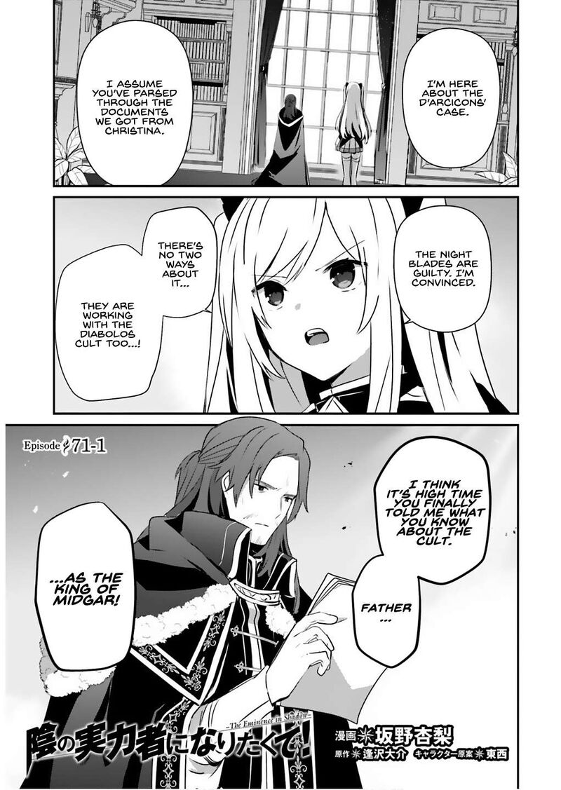 Kage No Jitsuryokusha Ni Naritakute Chapter 71a Page 2
