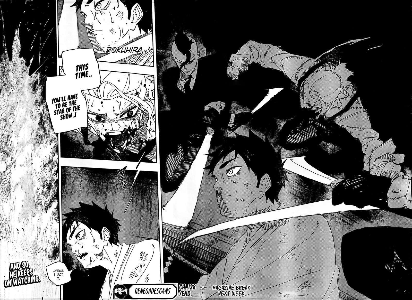 Kagura Bachi Chapter 128 Page 14