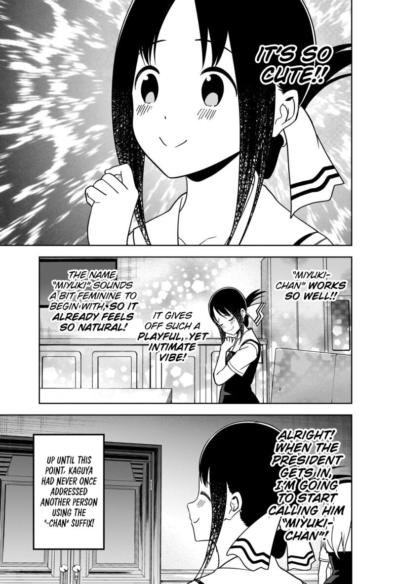 Kaguya Sama Wa Kokurasetai Tensai Tachi No Renai Zunousen Chapter 264 Page 9