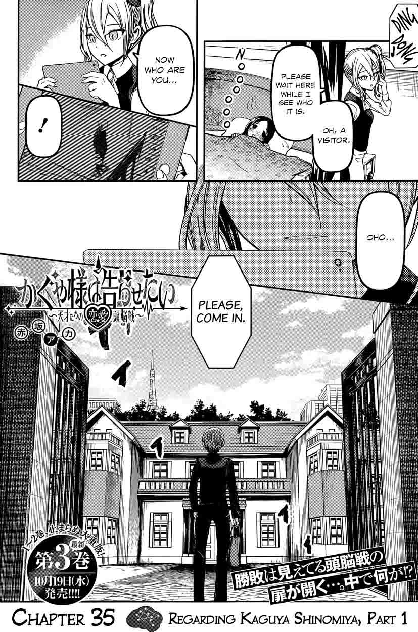 Kaguya Sama Wa Kokurasetai Tensai Tachi No Renai Zunousen Chapter 35 Page 2