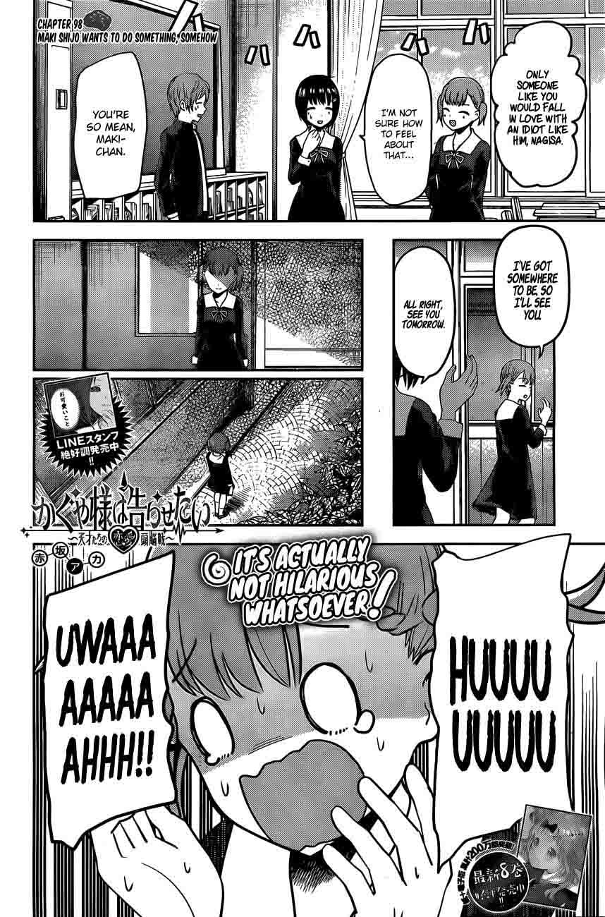 Kaguya Sama Wa Kokurasetai Tensai Tachi No Renai Zunousen Chapter 98 Page 3