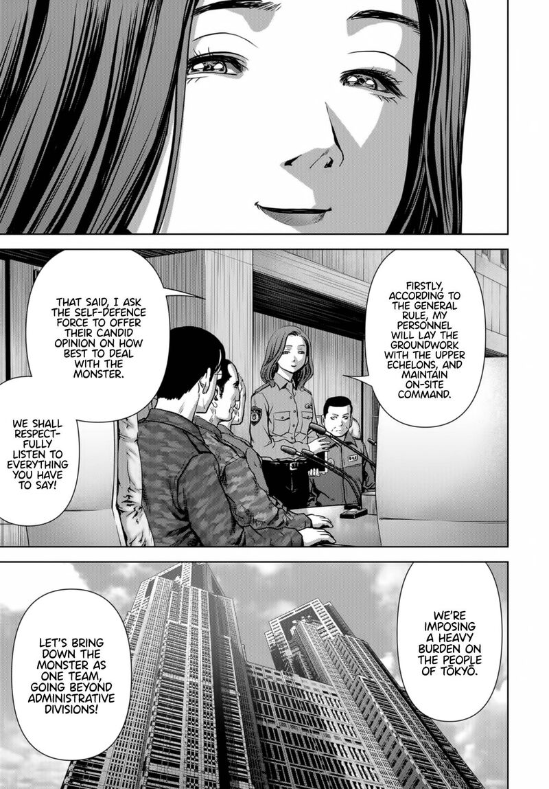 Kaijuu Jieitai Task Force For Paranormal Disaster Management Chapter 14 Page 39