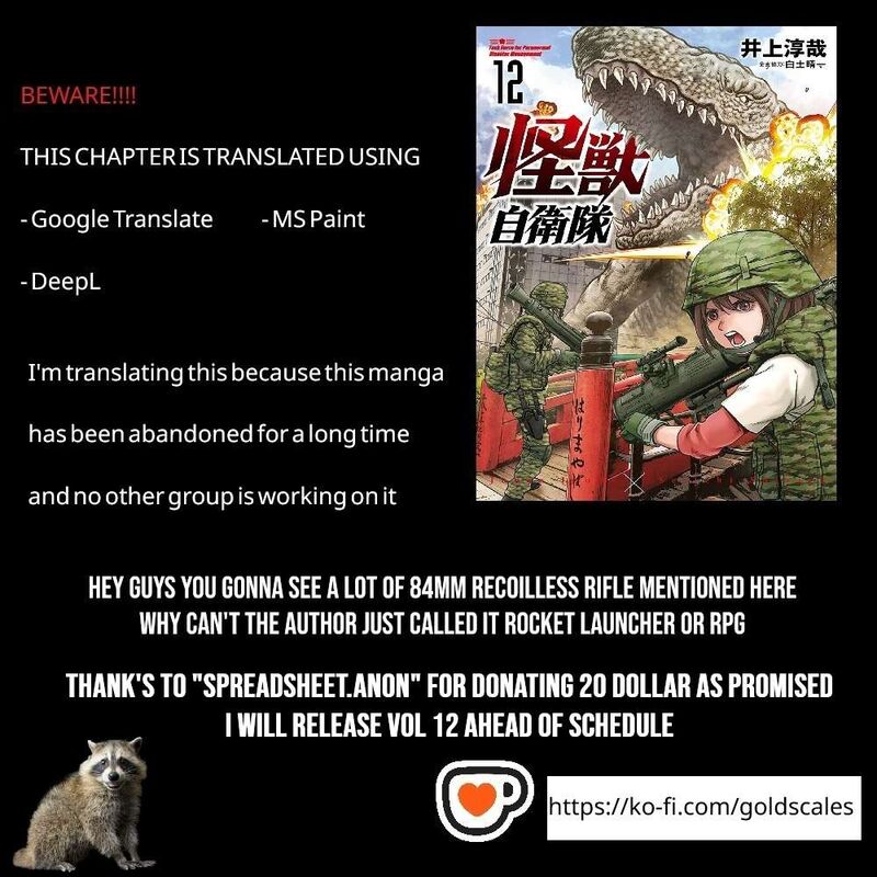 Kaijuu Jieitai Task Force For Paranormal Disaster Management Chapter 34 Page 1