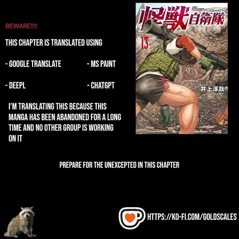 Kaijuu Jieitai Task Force For Paranormal Disaster Management Chapter 39 Page 1