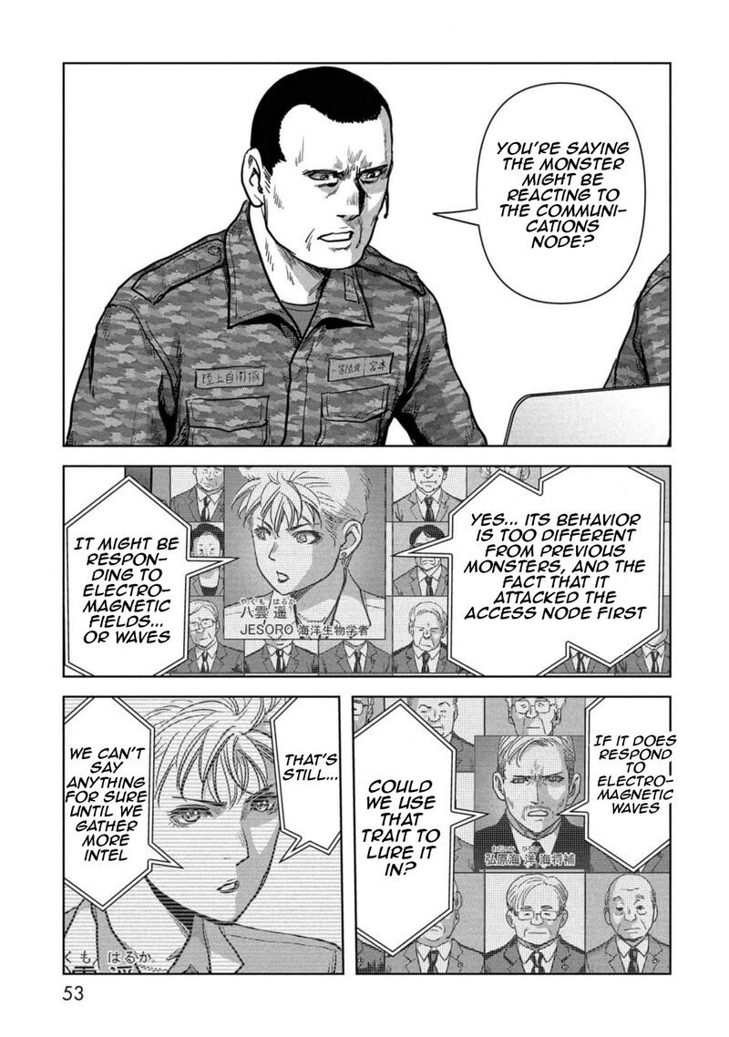 Kaijuu Jieitai Task Force For Paranormal Disaster Management Chapter 52 Page 53