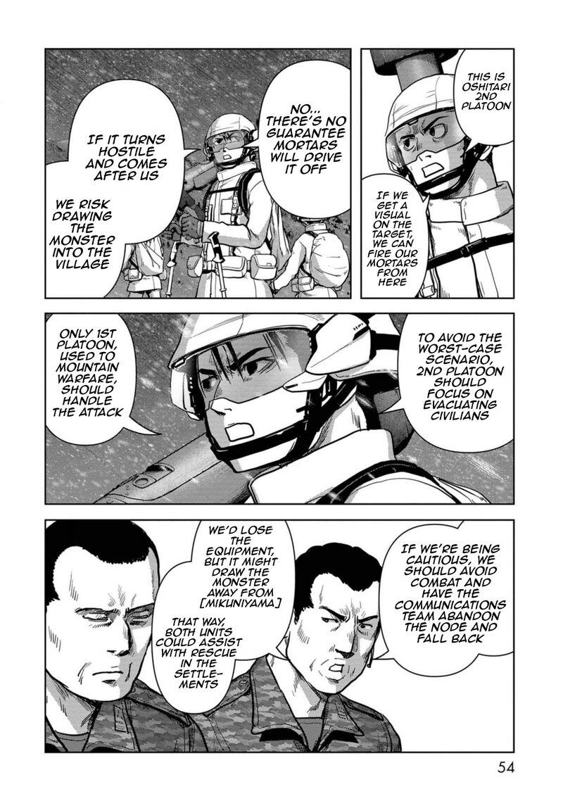 Kaijuu Jieitai Task Force For Paranormal Disaster Management Chapter 52 Page 54