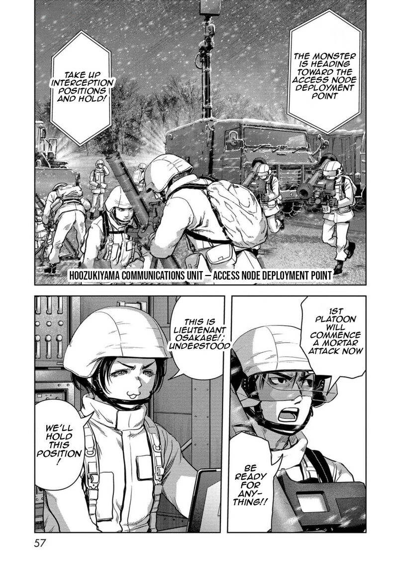 Kaijuu Jieitai Task Force For Paranormal Disaster Management Chapter 52 Page 57