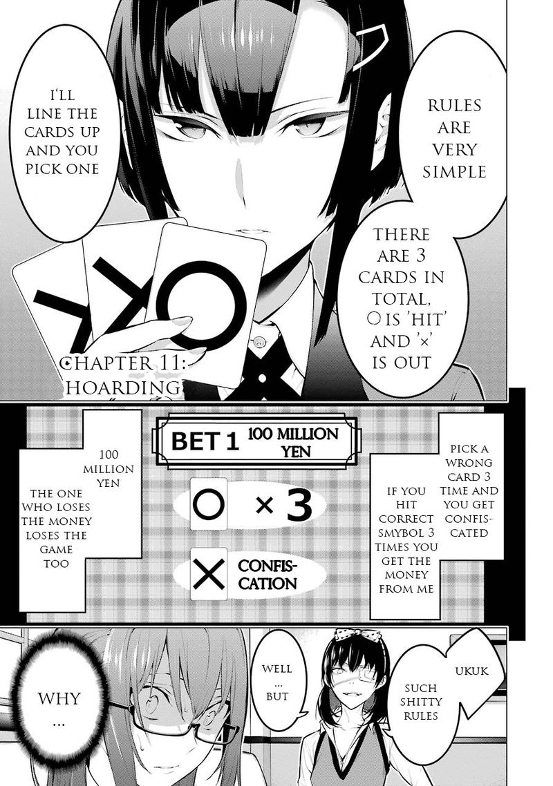 Kakegurui Midari Chapter 11 Page 1