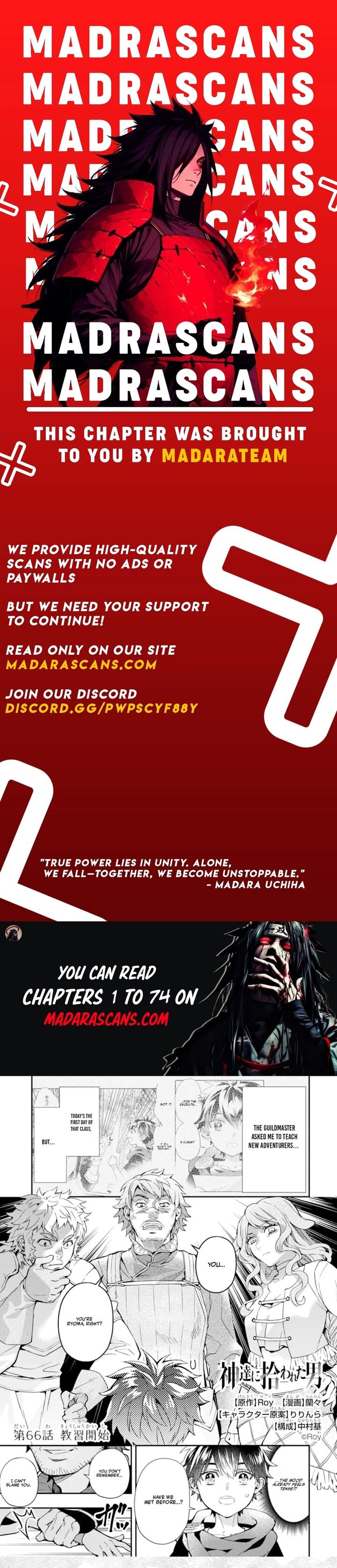 Kamitachi Ni Hirowareta Otoko Chapter 66a Page 1