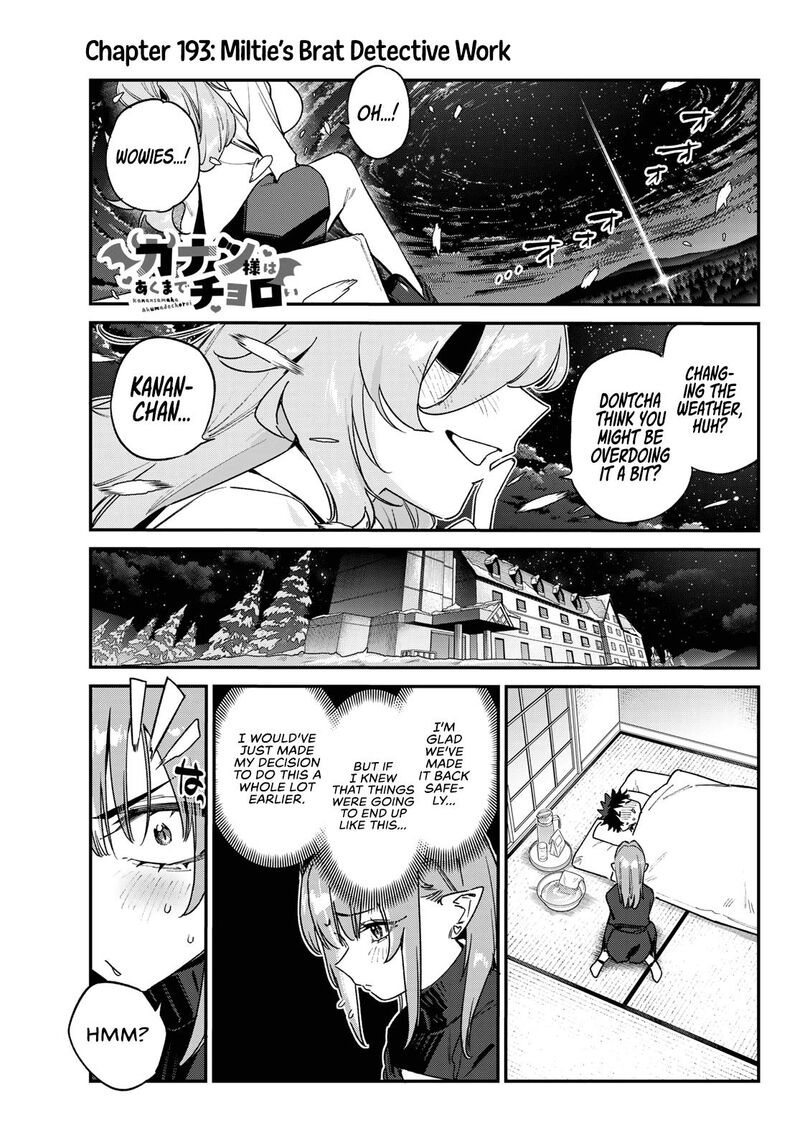 Kanan Sama Wa Akumade Choroi Chapter 193 Page 3