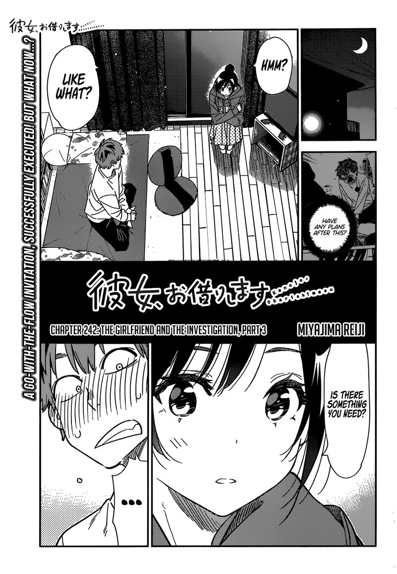 Kanojo Okarishimasu Chapter 242 Page 1