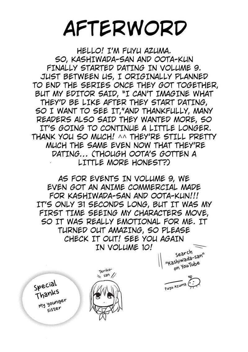 Kao Ni Denai Kashiwada San To Kao Ni Deru Ota Kun Chapter 111e Page 10