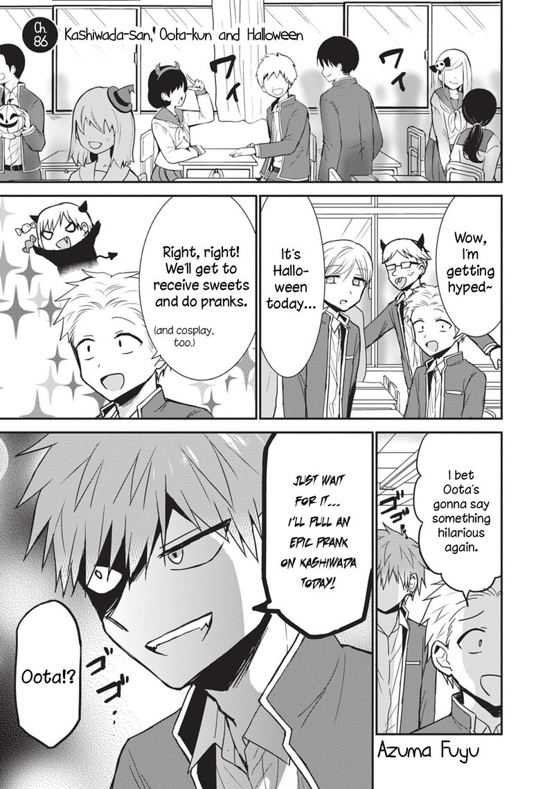 Kao Ni Denai Kashiwada San To Kao Ni Deru Ota Kun Chapter 86 Page 1