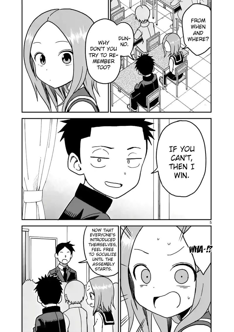 Karakai Jouzu No Moto Takagi San Chapter 100 Page 5