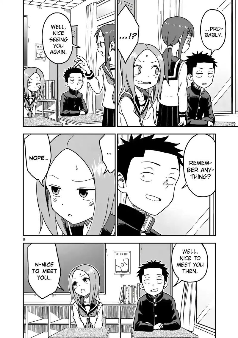 Karakai Jouzu No Moto Takagi San Chapter 100 Page 8