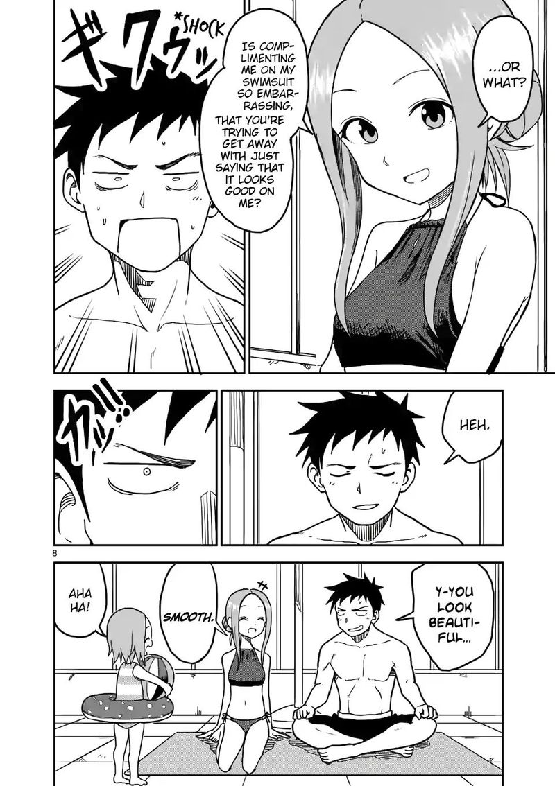 Karakai Jouzu No Moto Takagi San Chapter 101 Page 8