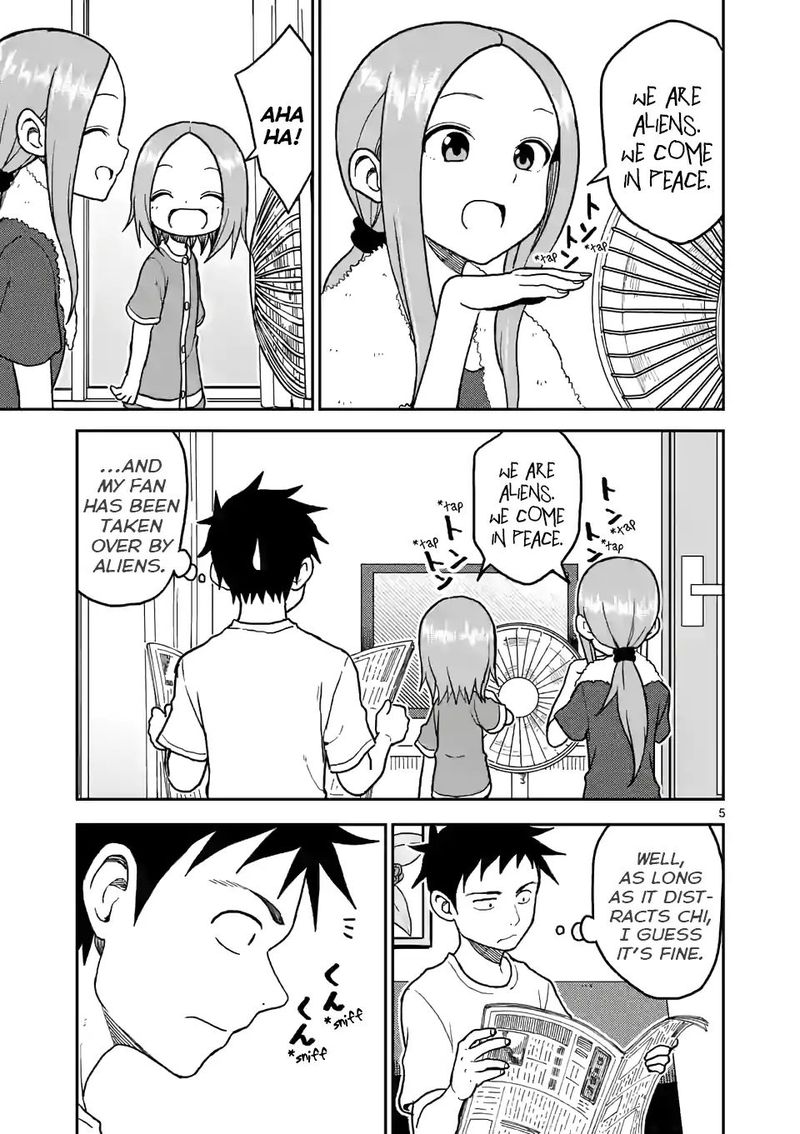 Karakai Jouzu No Moto Takagi San Chapter 104 Page 5