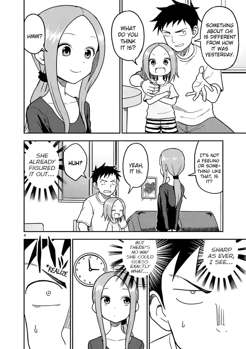 Karakai Jouzu No Moto Takagi San Chapter 107 Page 4