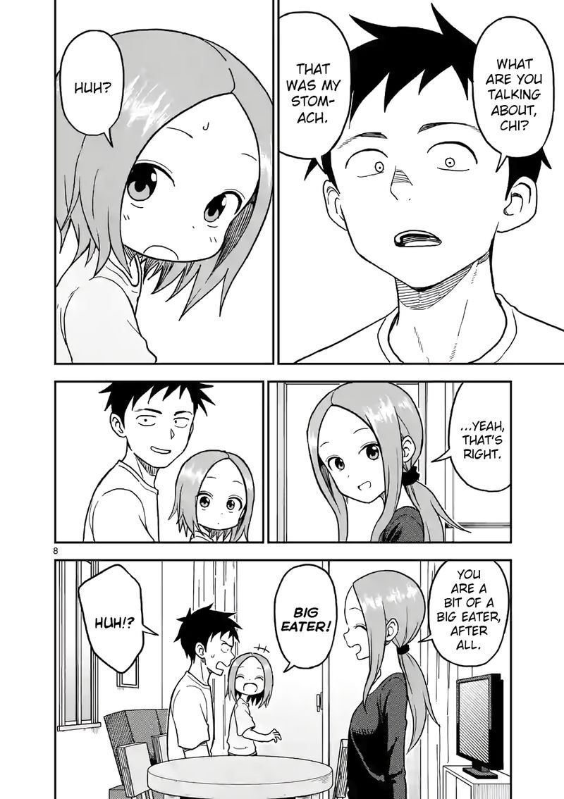 Karakai Jouzu No Moto Takagi San Chapter 107 Page 8