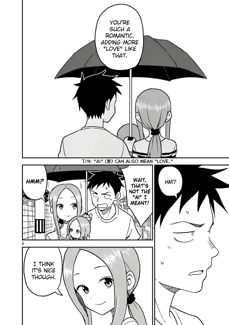 Karakai Jouzu No Moto Takagi San Chapter 108 Page 6