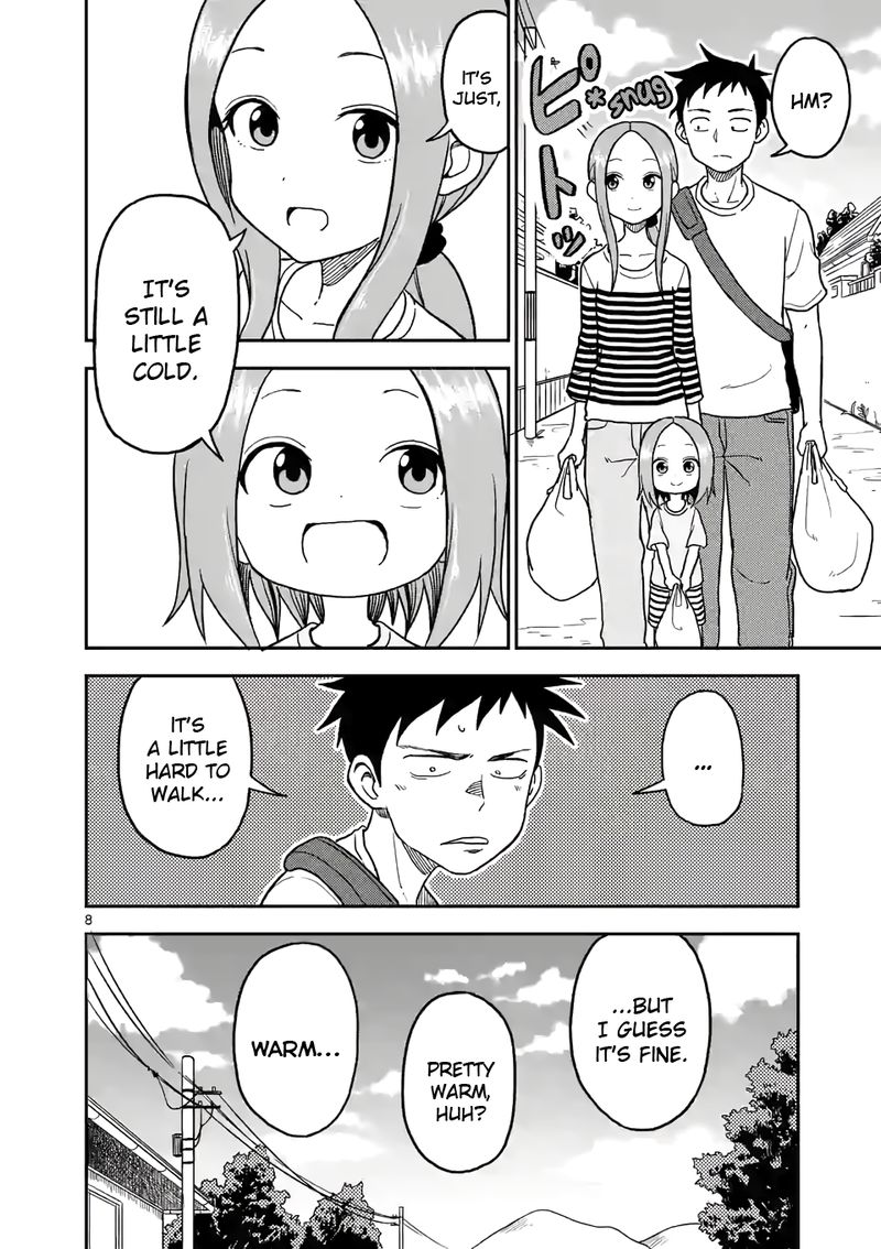 Karakai Jouzu No Moto Takagi San Chapter 108 Page 8