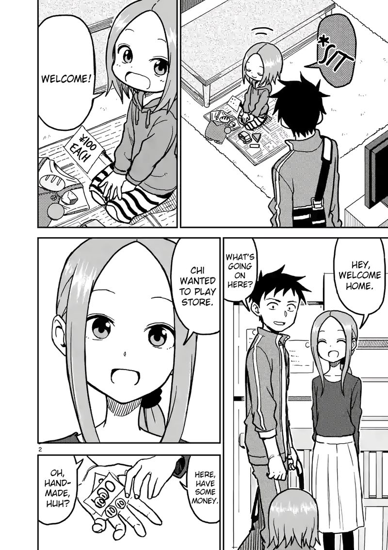 Karakai Jouzu No Moto Takagi San Chapter 111 Page 2