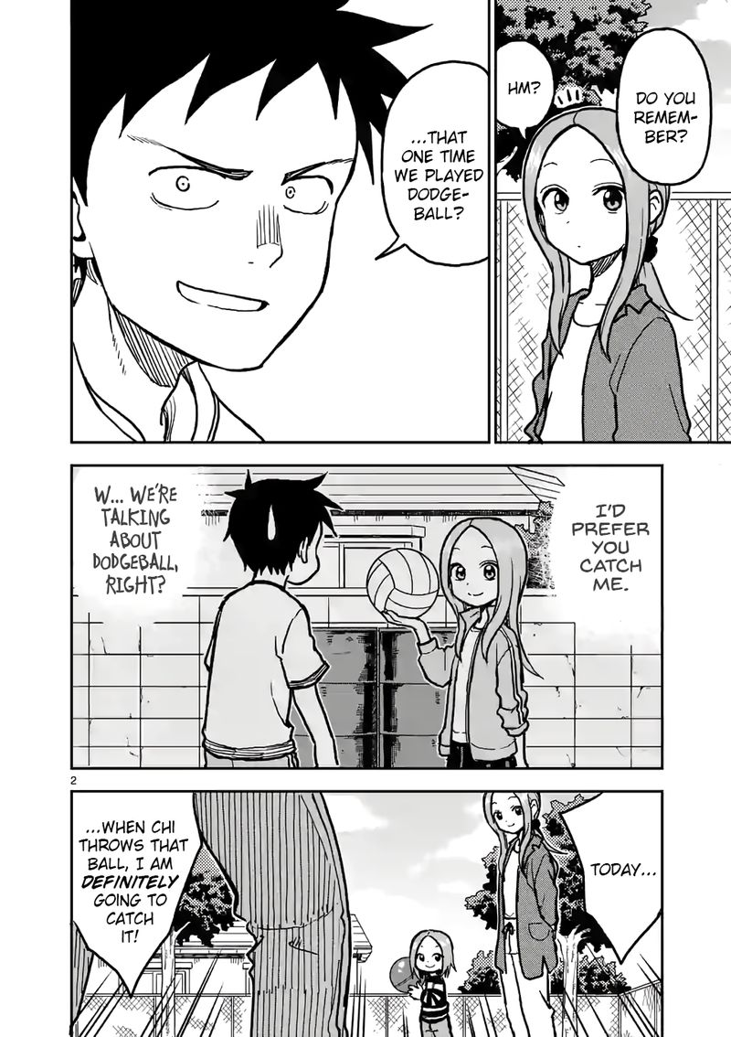 Karakai Jouzu No Moto Takagi San Chapter 112 Page 2