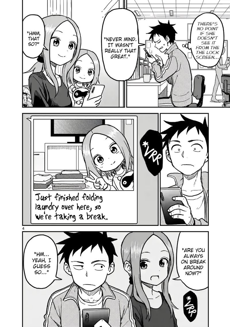 Karakai Jouzu No Moto Takagi San Chapter 113 Page 4