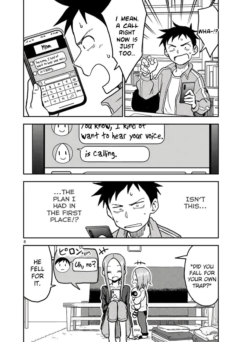 Karakai Jouzu No Moto Takagi San Chapter 113 Page 8