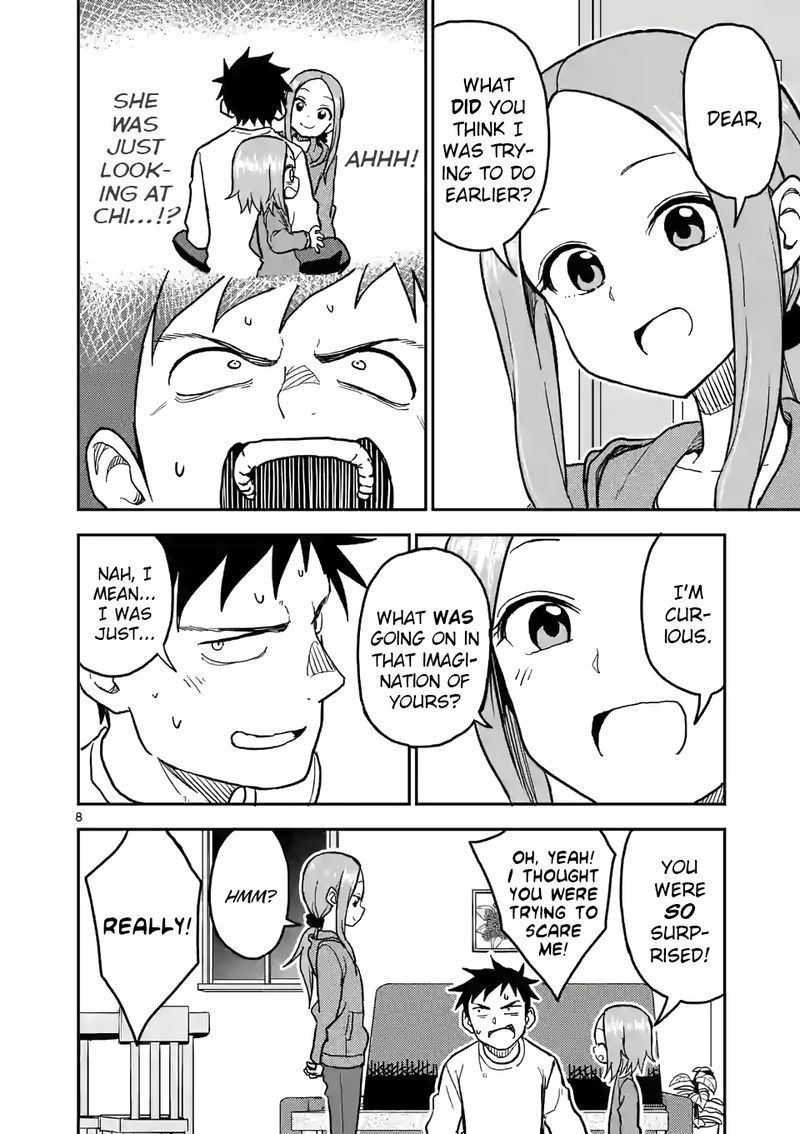 Karakai Jouzu No Moto Takagi San Chapter 114 Page 8