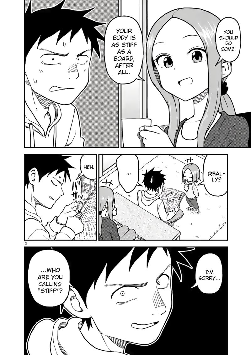 Karakai Jouzu No Moto Takagi San Chapter 115 Page 2