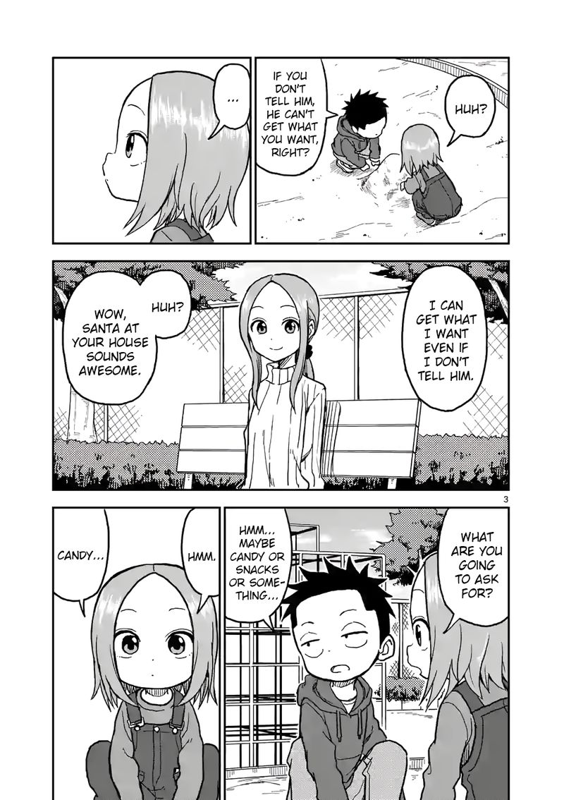 Karakai Jouzu No Moto Takagi San Chapter 116 Page 3