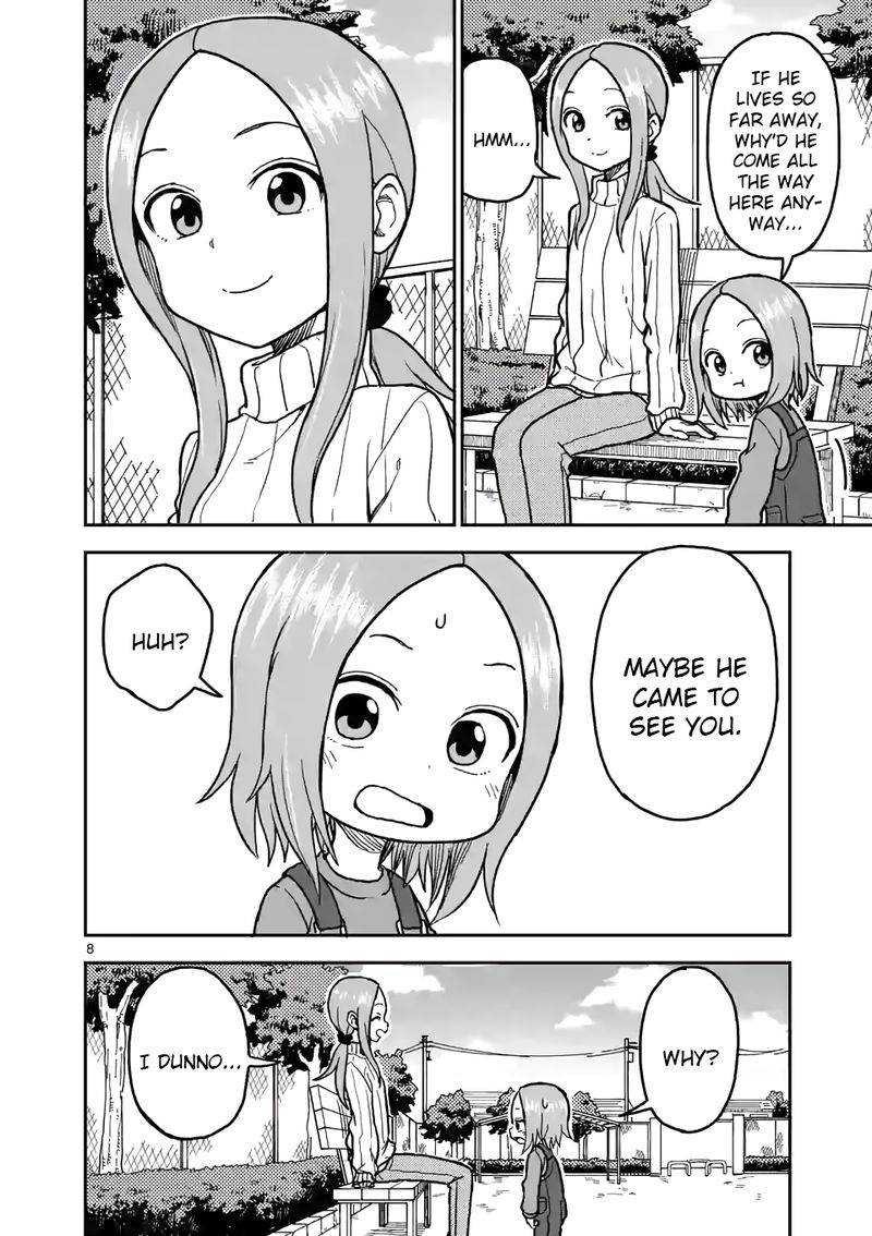 Karakai Jouzu No Moto Takagi San Chapter 116 Page 8