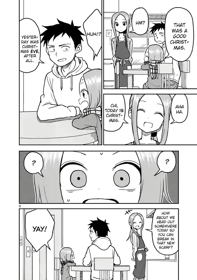 Karakai Jouzu No Moto Takagi San Chapter 117 Page 8