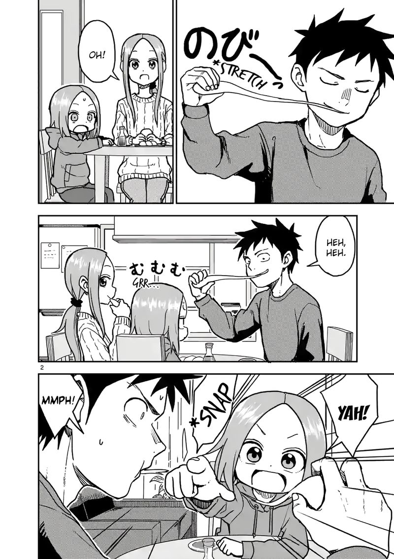 Karakai Jouzu No Moto Takagi San Chapter 118 Page 2