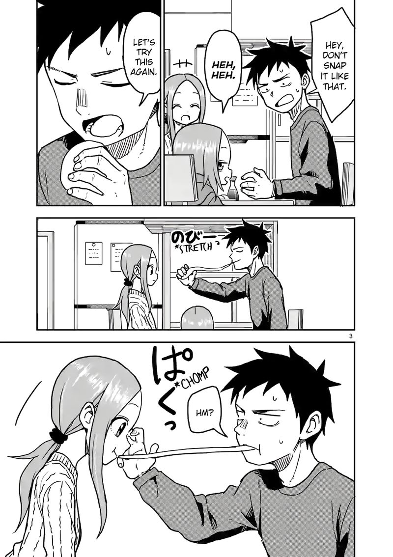 Karakai Jouzu No Moto Takagi San Chapter 118 Page 3